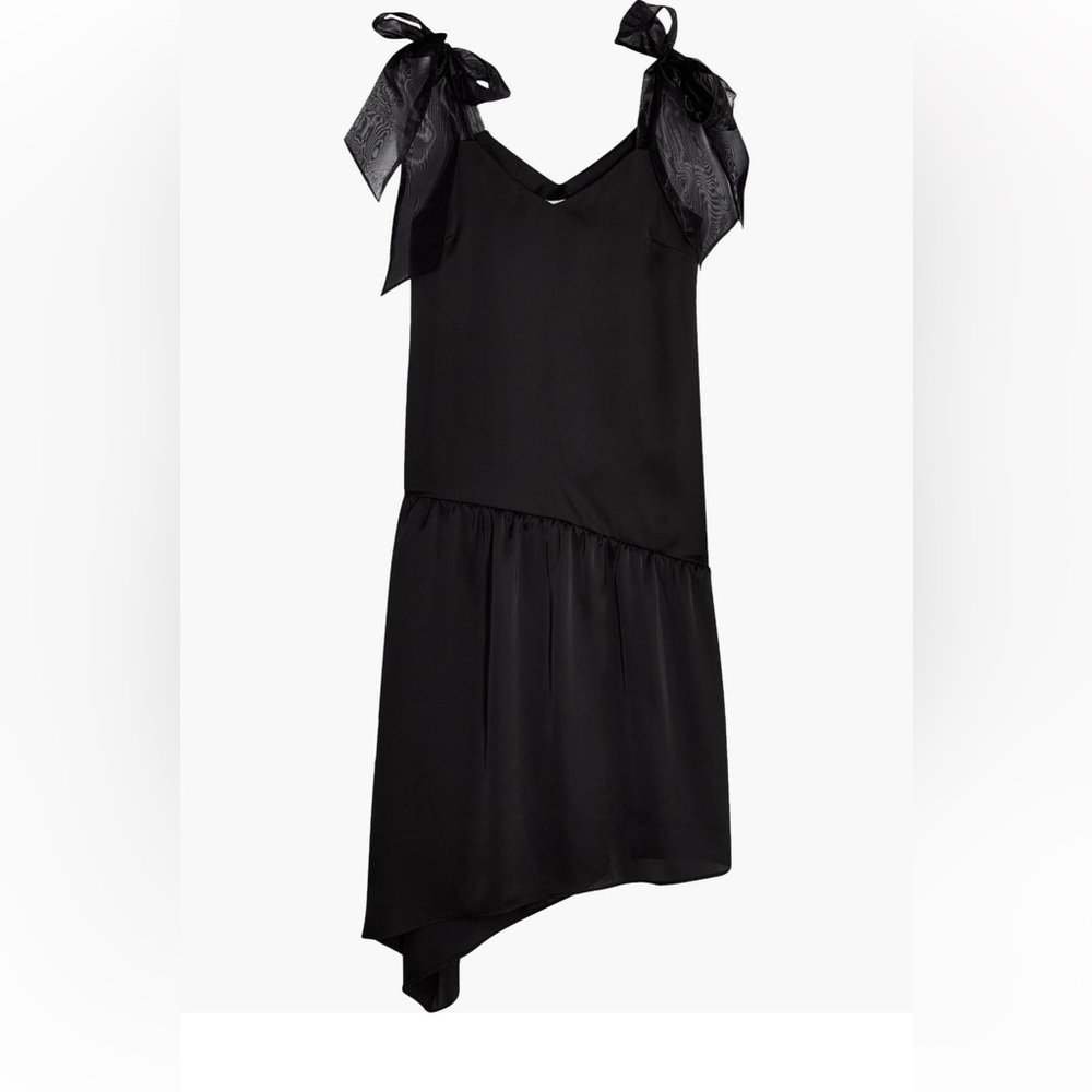 Topshop Organza Bow Slipdress